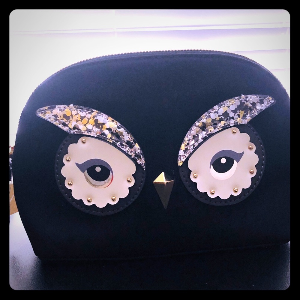 Kate Spade Owl make-up bag